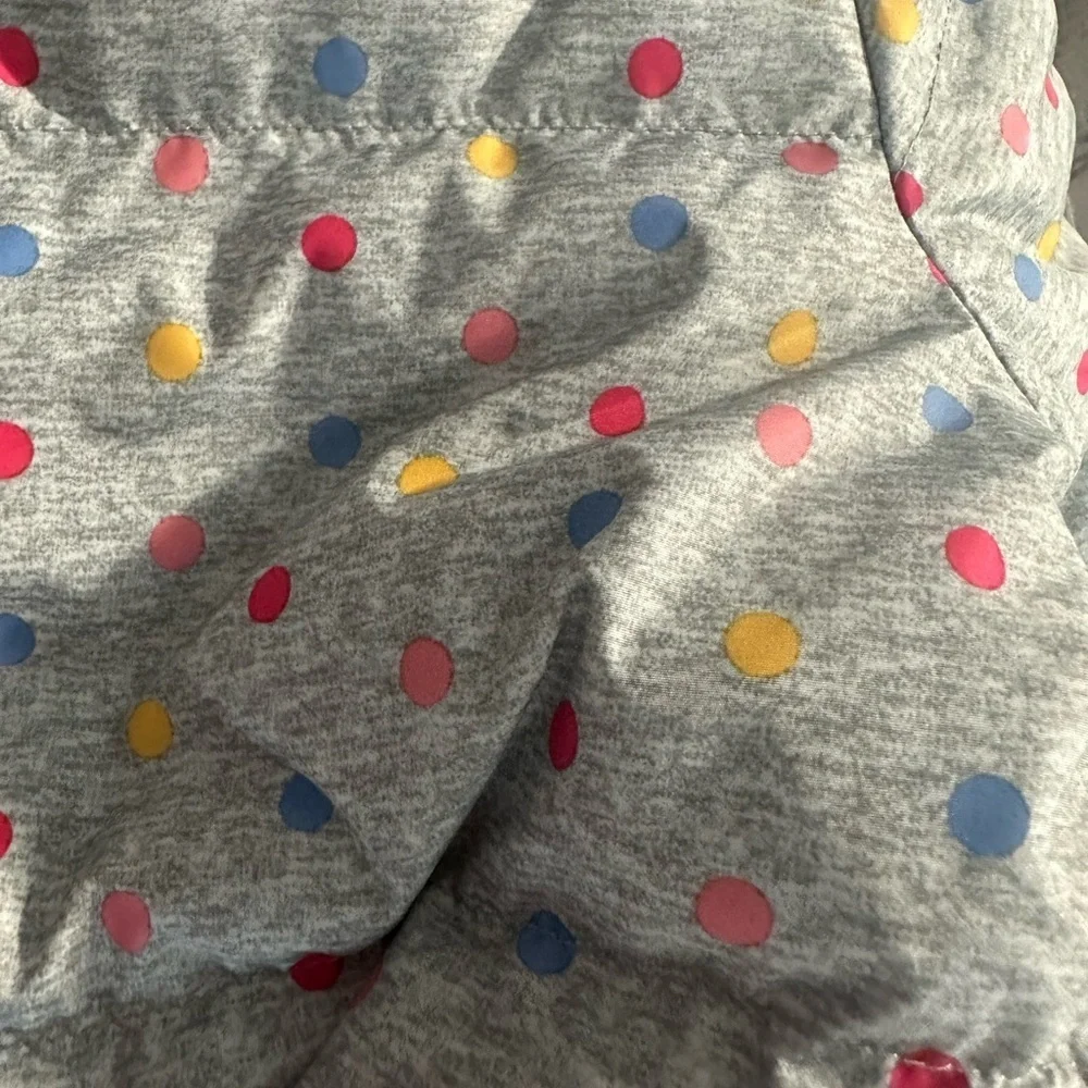 GAP Gray Snowsuit with Colorful Dots